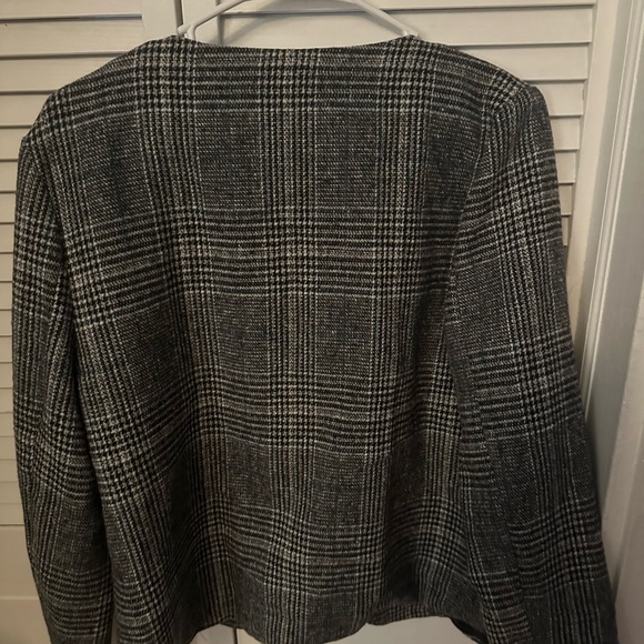Plaid Button Jacket - Picture 4 of 4